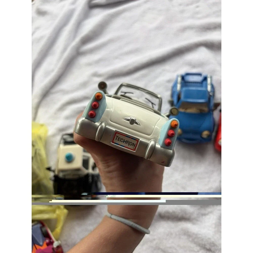 Chevron Cars Lot of 4 Plastic Toy Cars